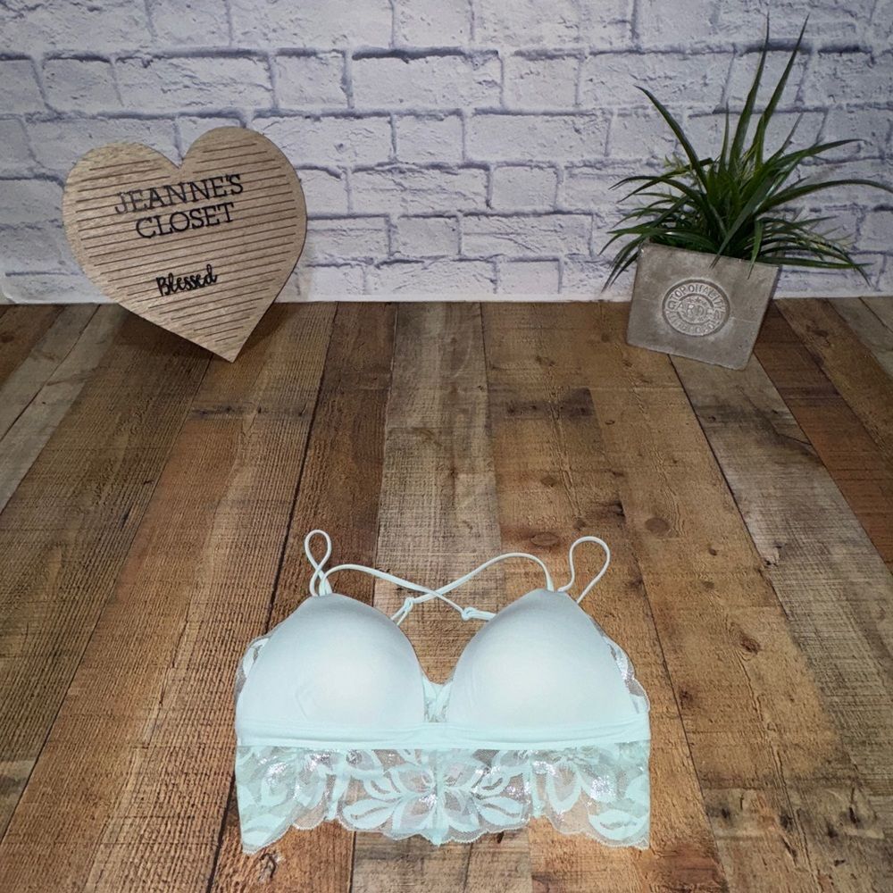 PINK - Victoria's Secret Victoria Secret PINK push up Bralette mint green